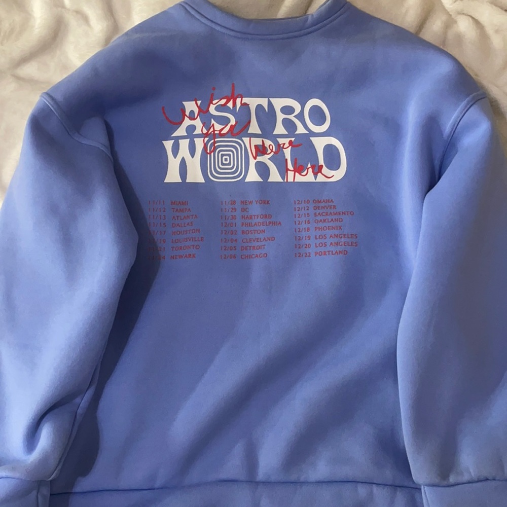 Large Astroworld crewneck